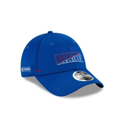 Blue New York Giants Hat - New Era NFL Official Summer Sideline Stretch Snap 9FORTY Snapback Caps USA6375829